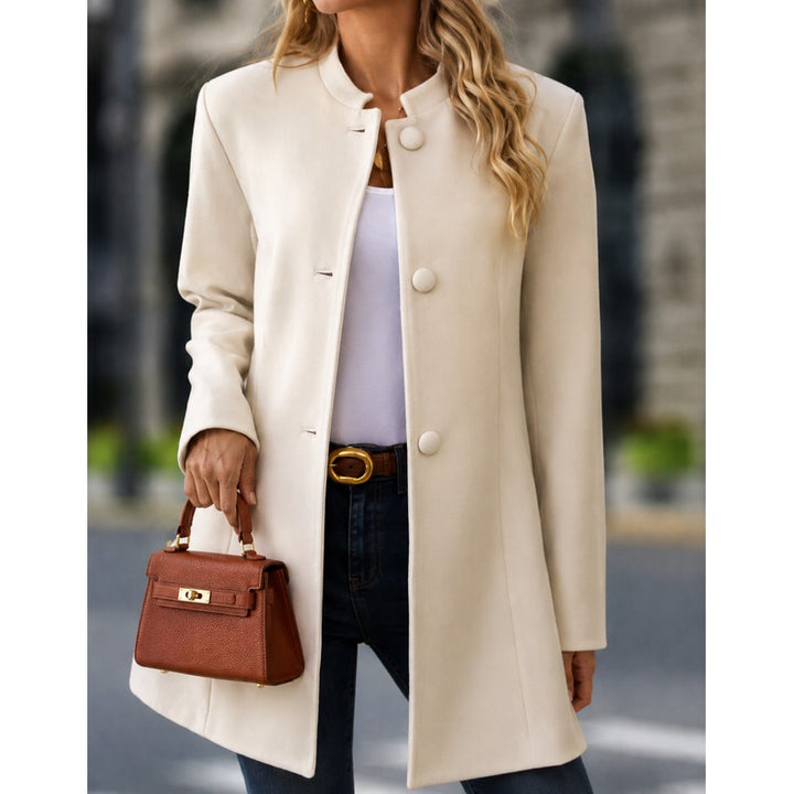 Marisol | Tailored Stand-Collar Midi Coat
