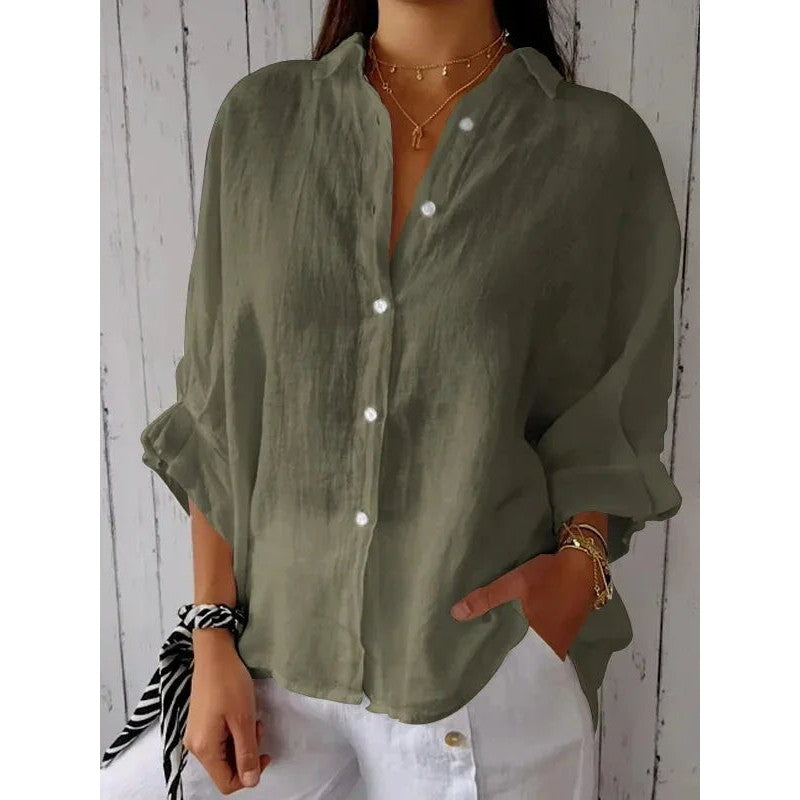 Women Camille | Relaxed Collared Button-Up Blouse
