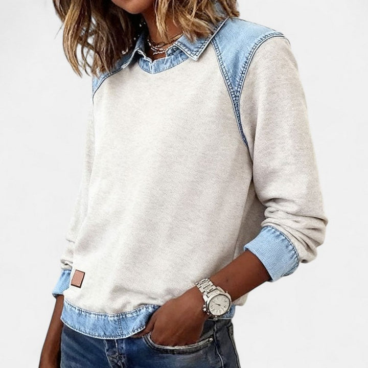 Zailah | -Look Panel Sweater