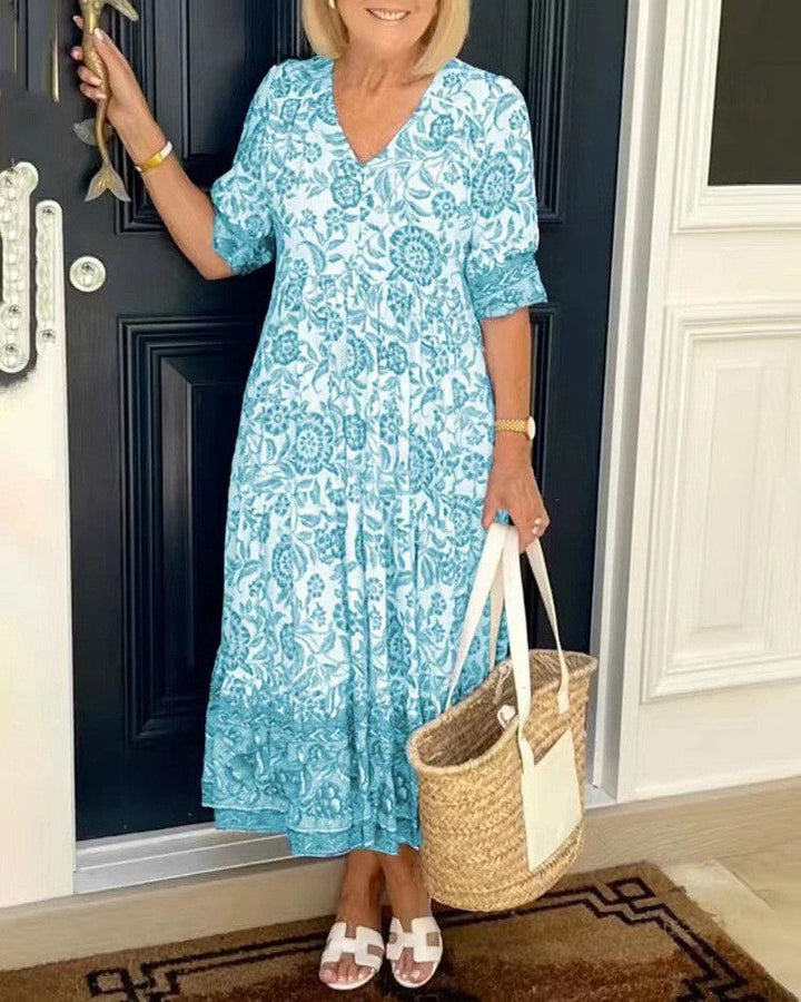 Lowri | Tiered Floral Maxi Dress