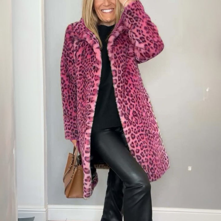 Dainna | Leopard Print Oversized Coat