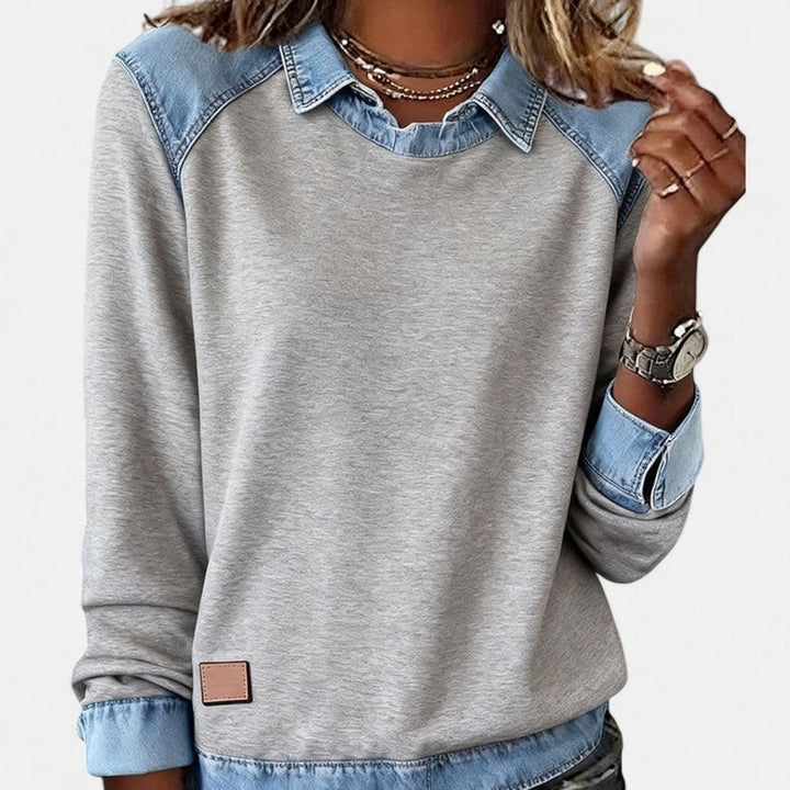 Zailah | -Look Panel Sweater