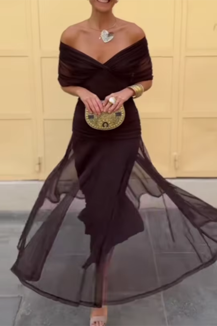 Lorenza | Elegant Maxi Wedding Guest Dress
