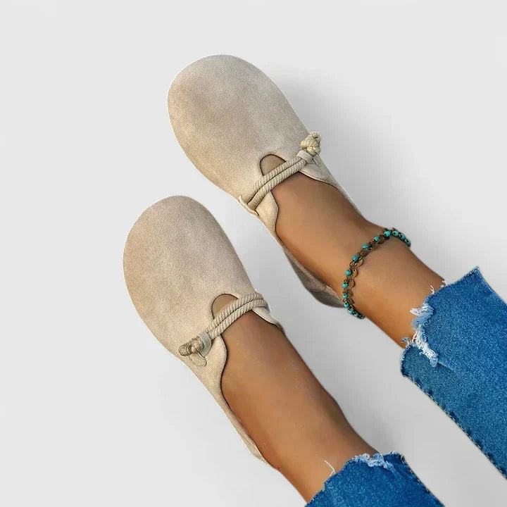 Nell | Rope Detail Slip-On Loafers