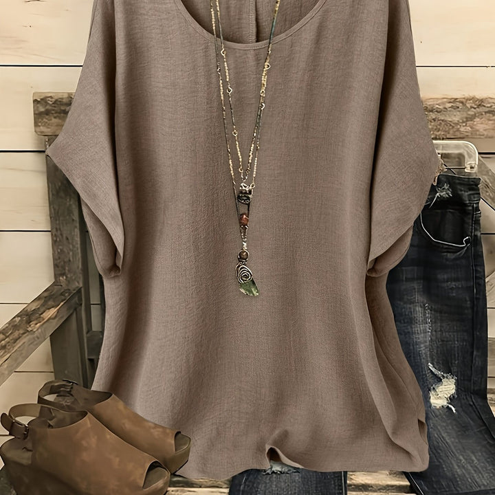Annie | Relaxed Fit Short Sleeve Top