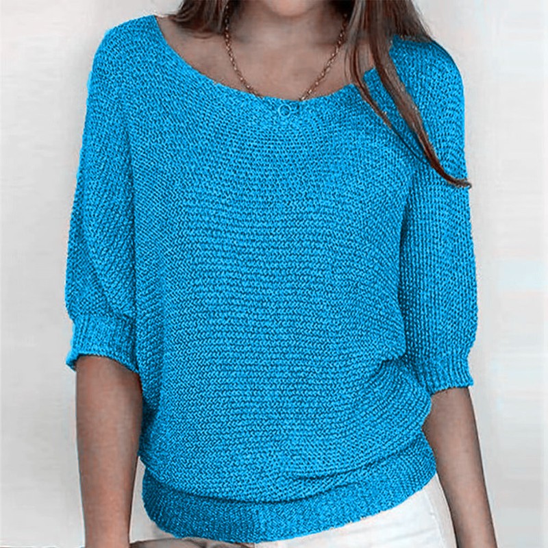 Brigitte | Relaxed Ribbed-Knit Sweater