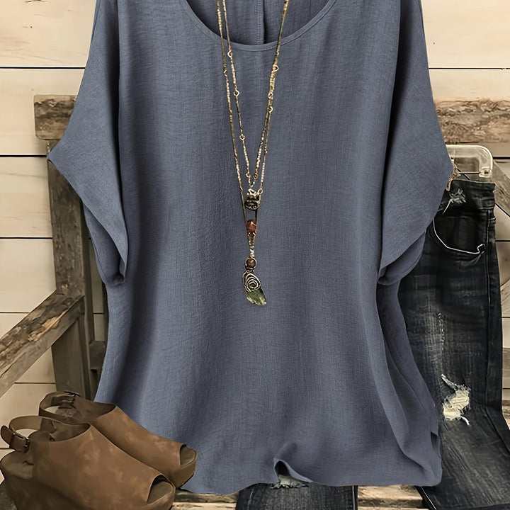 Annie | Relaxed Fit Short Sleeve Top