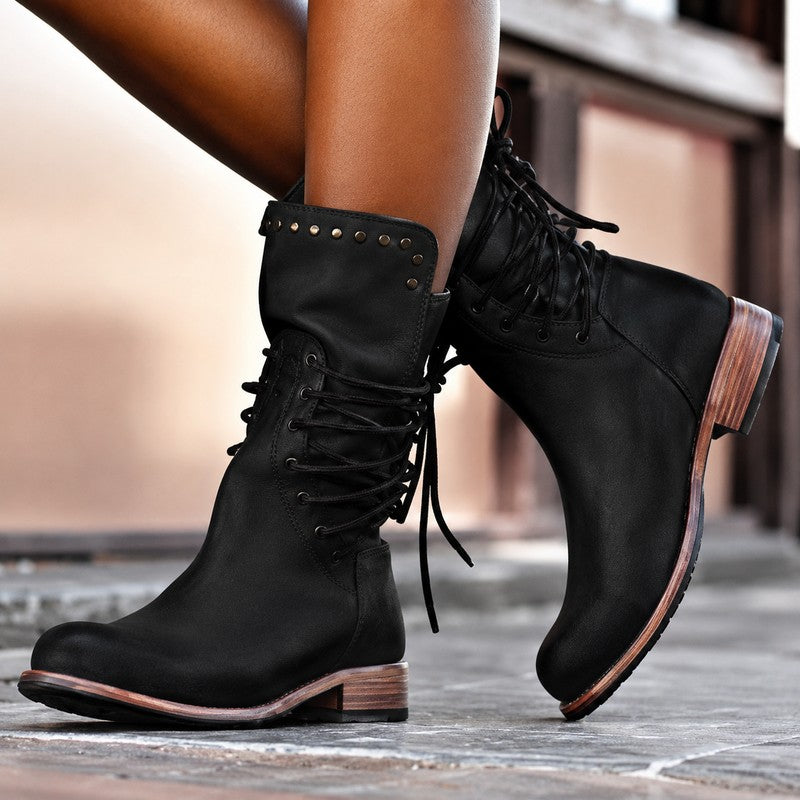 Josephine | -Up Biker Boots