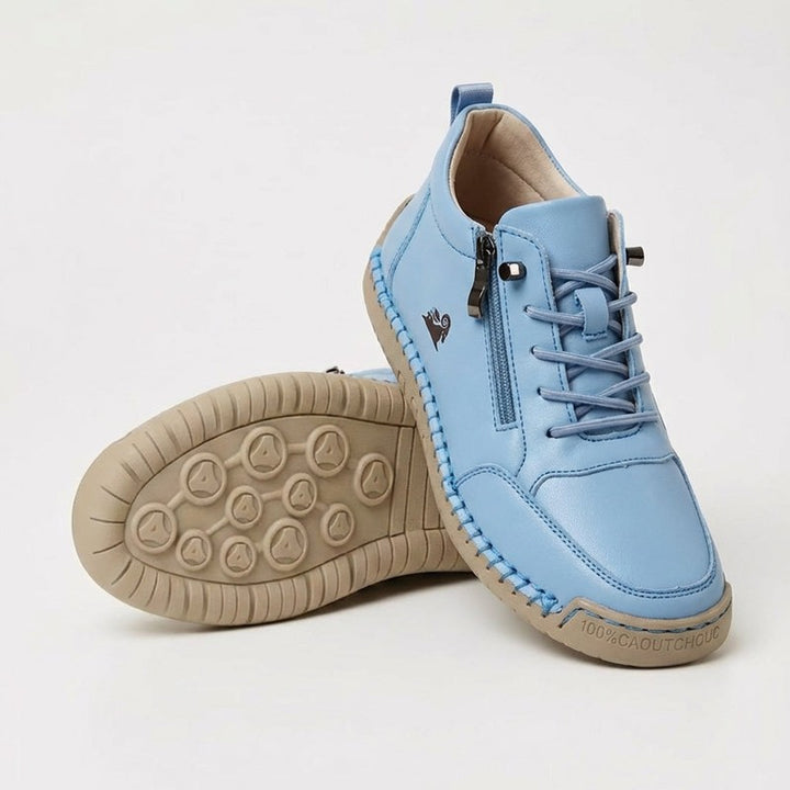 Women's Ankle-Height Sneaker with Side Zip