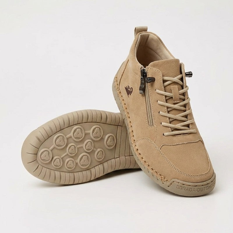 Women's Ankle-Height Sneaker with Side Zip