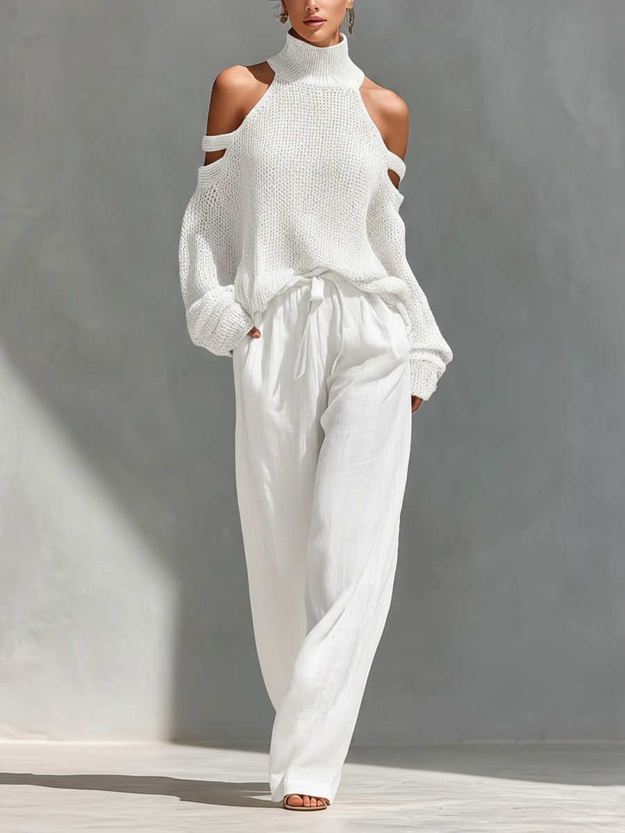 Lila | Cold Shoulder Two-Piece Set