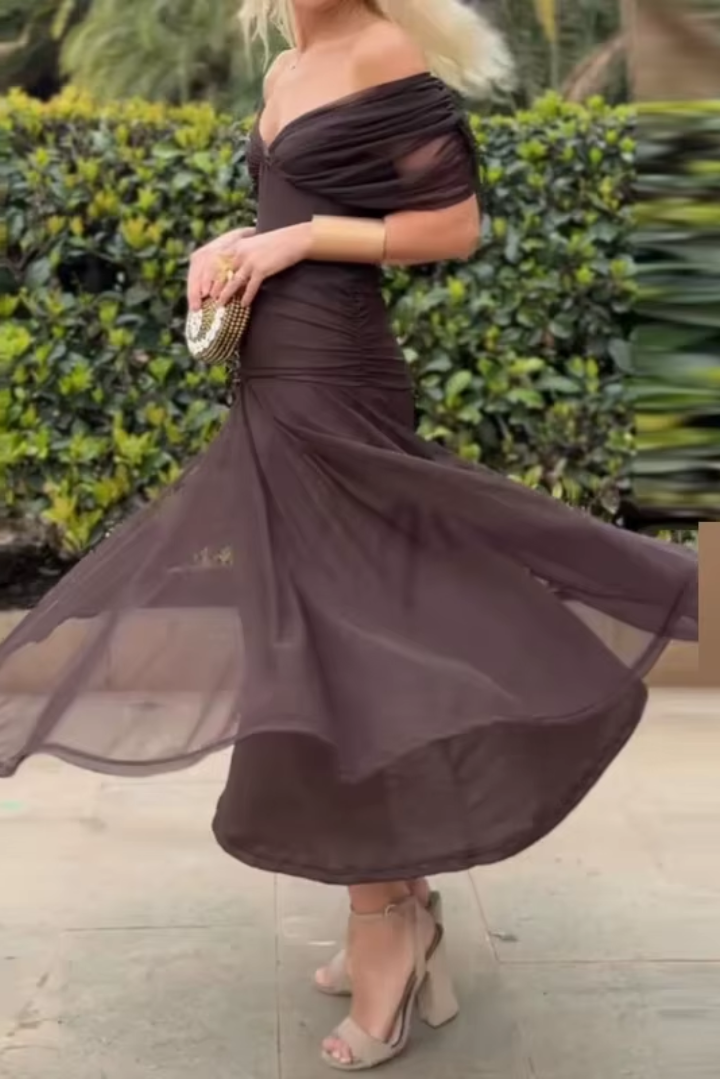 Lorenza | Elegant Maxi Wedding Guest Dress