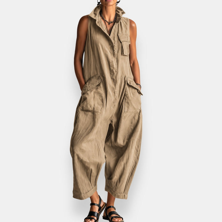 Zillah | Sleeveless Utility Jumpsuit