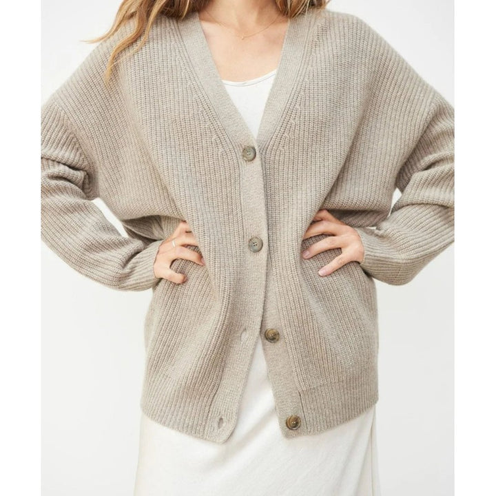 Carmina | V-Neck Button-Front Cardigan