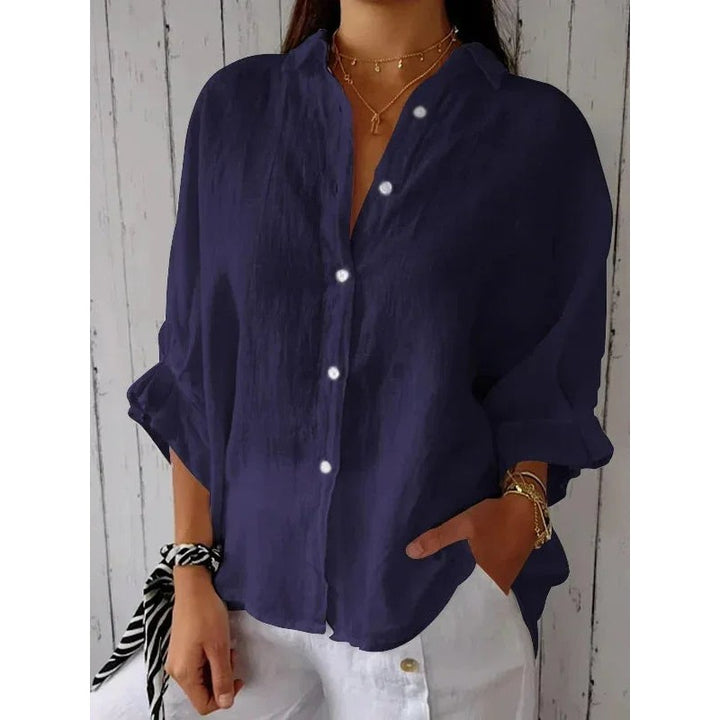 Women Camille | Relaxed Collared Button-Up Blouse