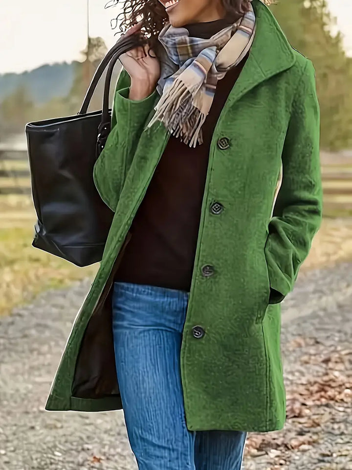 Everly | Coat with Buttons and Pockets for Women
