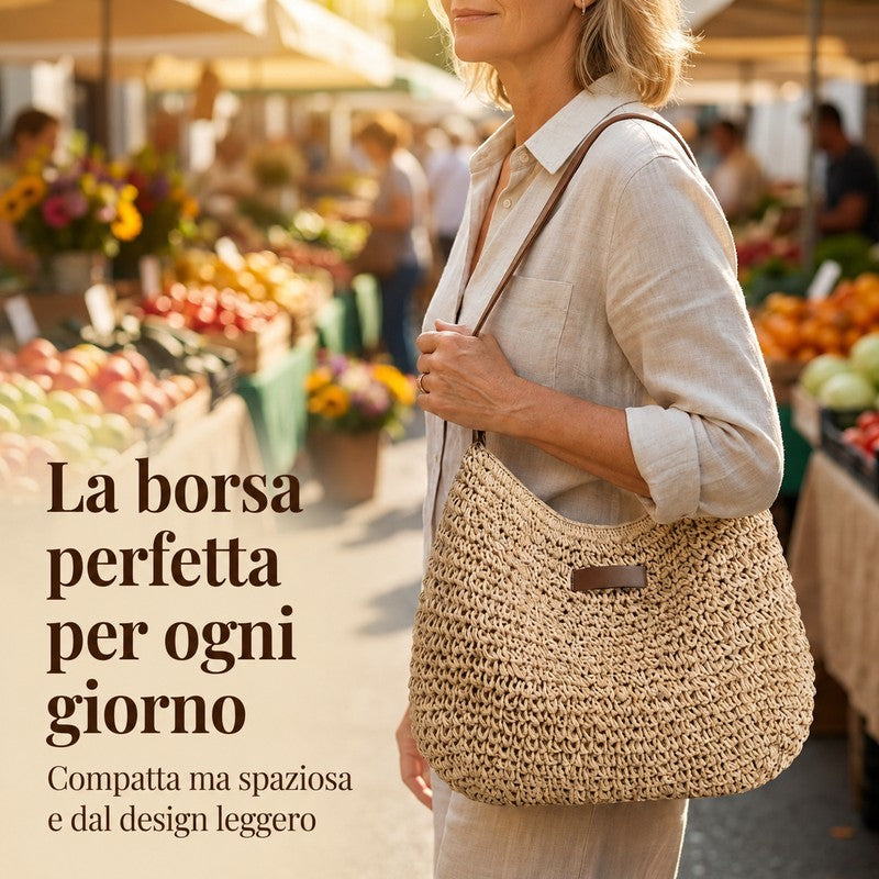 Simona | Crochet Hobo Shoulder Bag