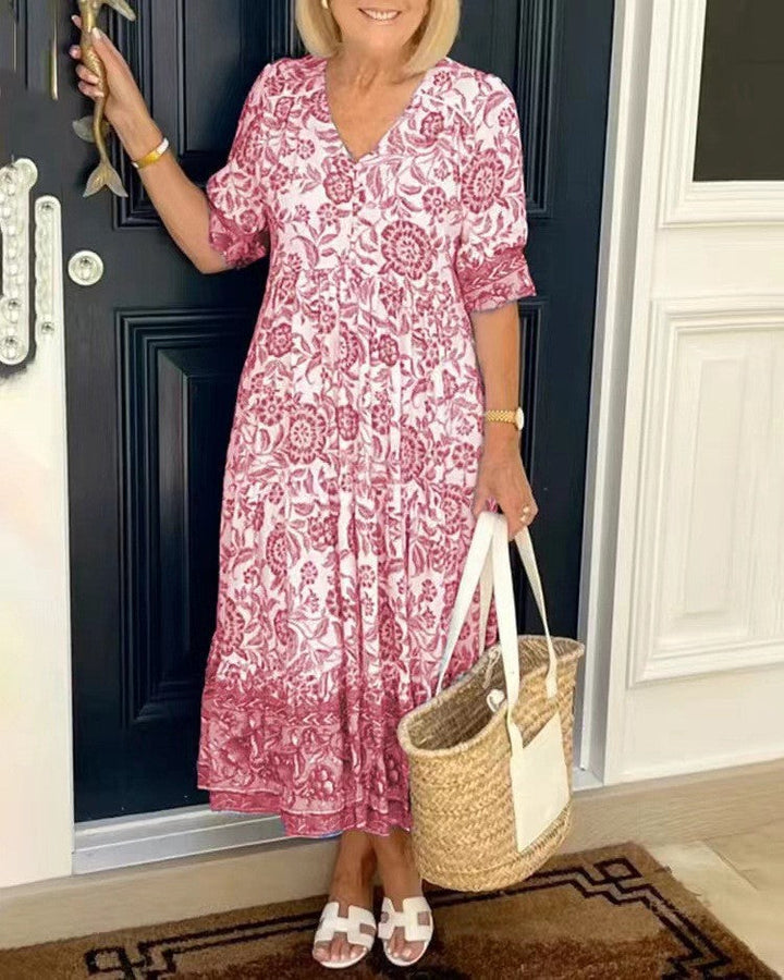 Lowri | Tiered Floral Maxi Dress