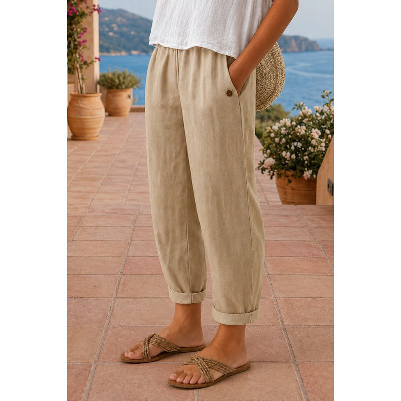Women’s Trousers | Loose Fit with Side Pockets