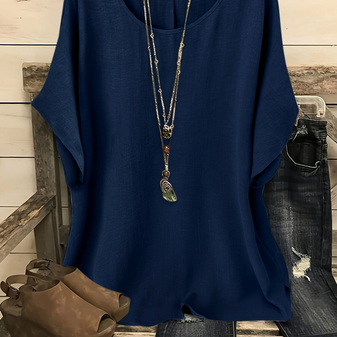 Annie | Relaxed Fit Short Sleeve Top