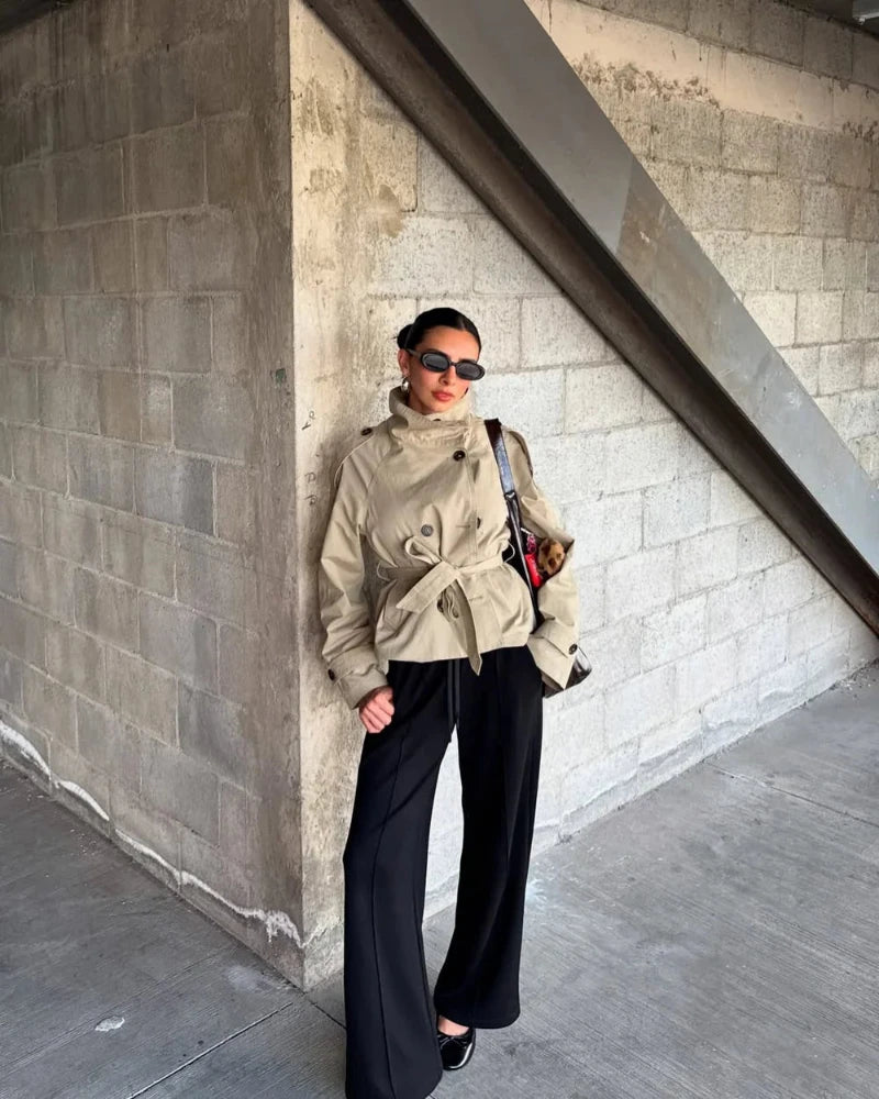 Ellie | Cropped Trench Coat