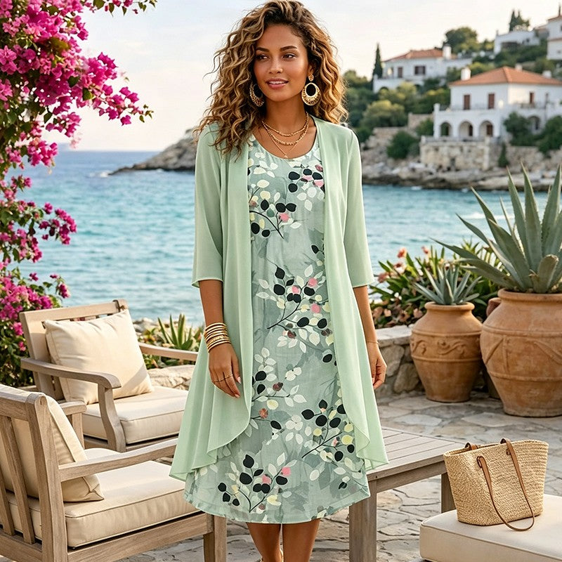Stella | Floral Print Dress Set