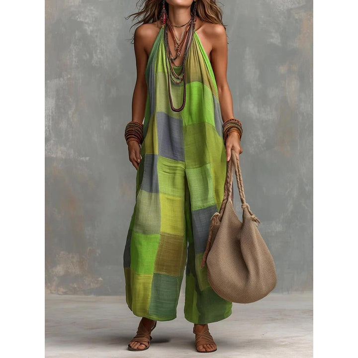 Oriana | Wide-Leg Halter Jumpsuit