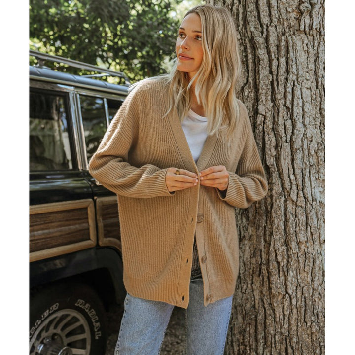 Carmina | V-Neck Button-Front Cardigan