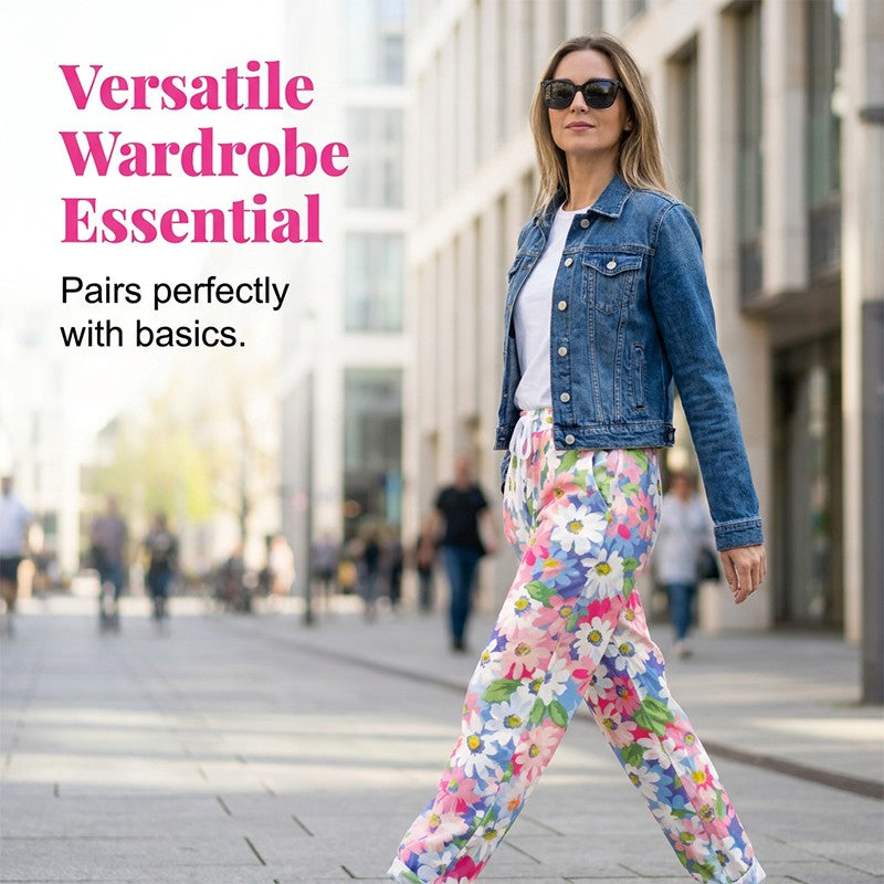 Amelia | Drawstring Waist Casual Trousers