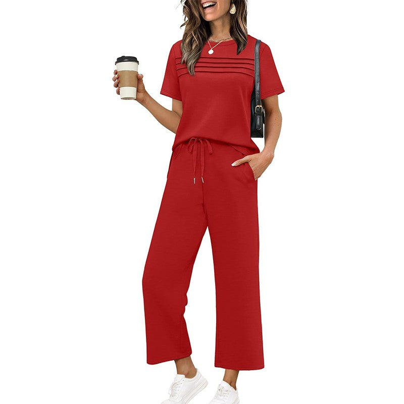 Marlowe | Pleated Detail Lounge Set