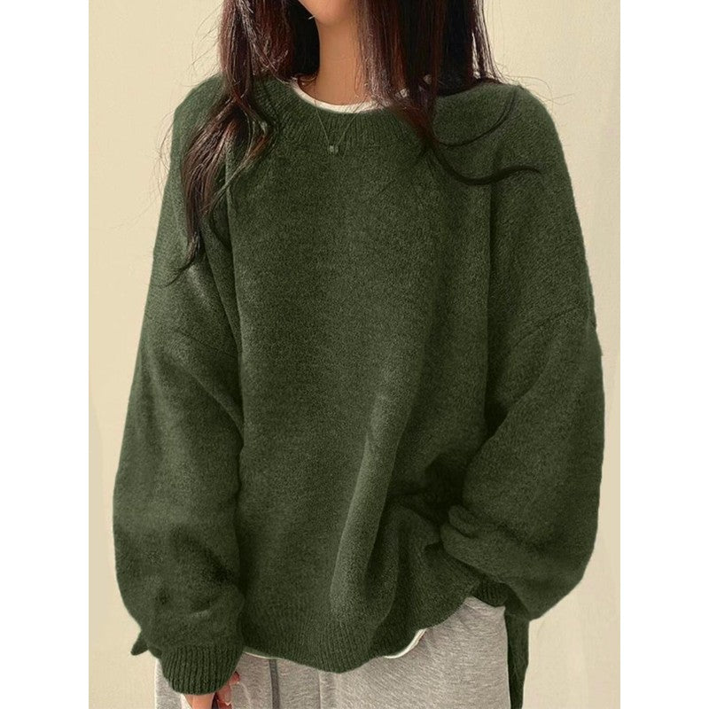 Vida | Oversized Ribbed-Knit Sweater