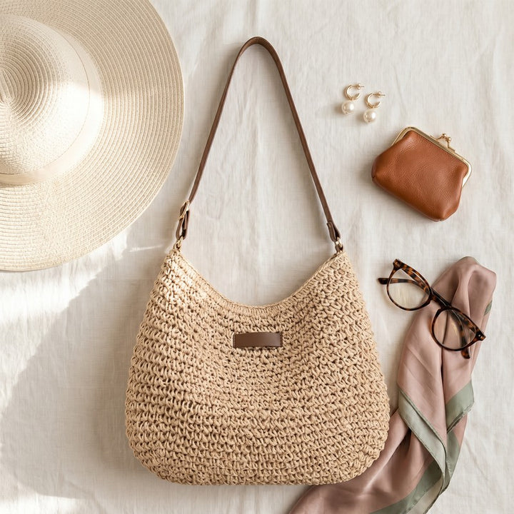 Simona | Crochet Hobo Shoulder Bag