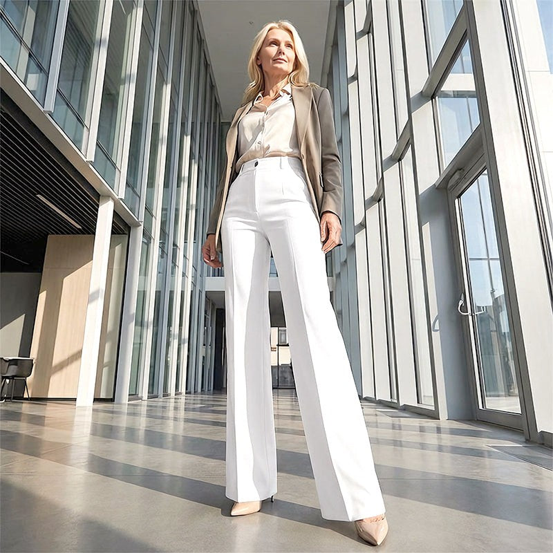 Women’s High-Waist Wide-Leg Dress Trousers