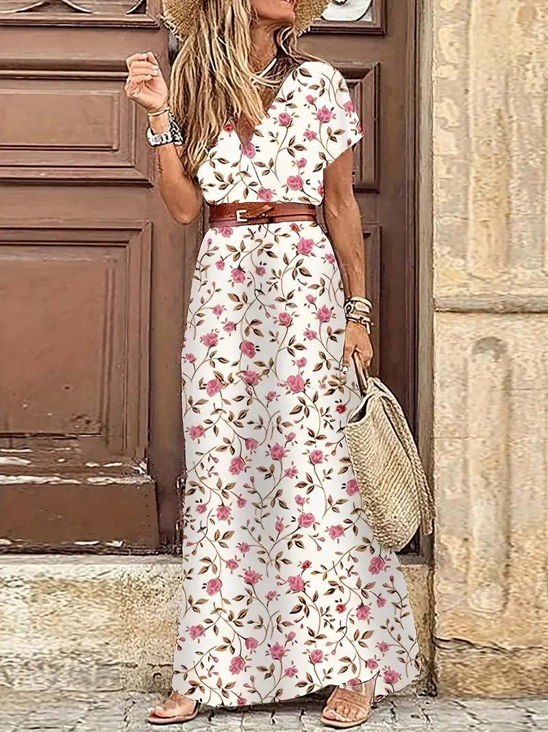 Winnie | Bohemian Print Maxi Dress