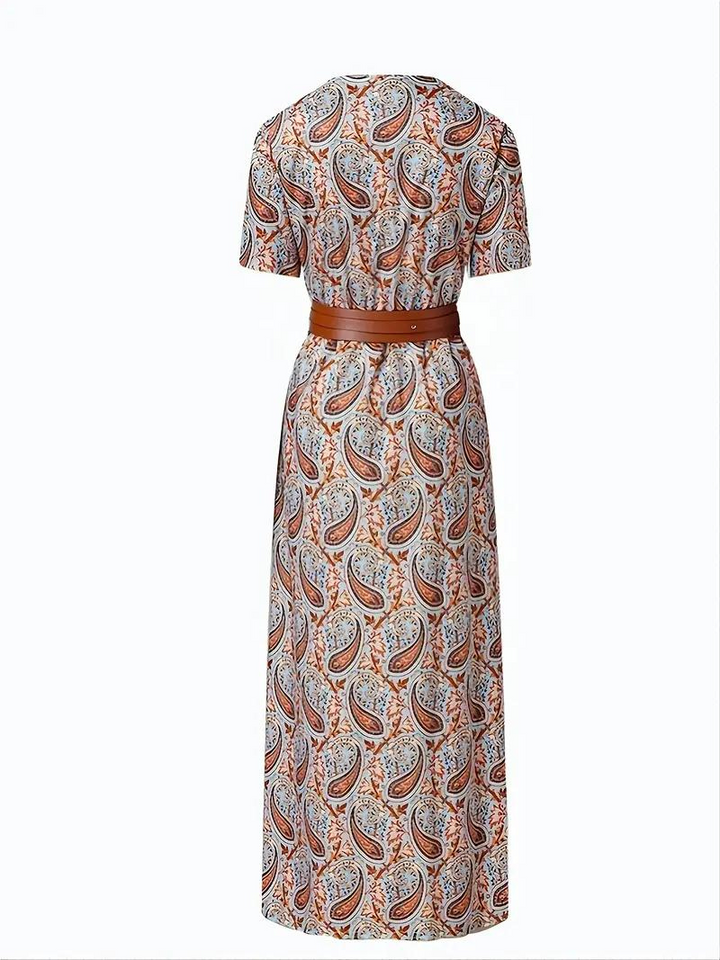 Winnie | Bohemian Print Maxi Dress