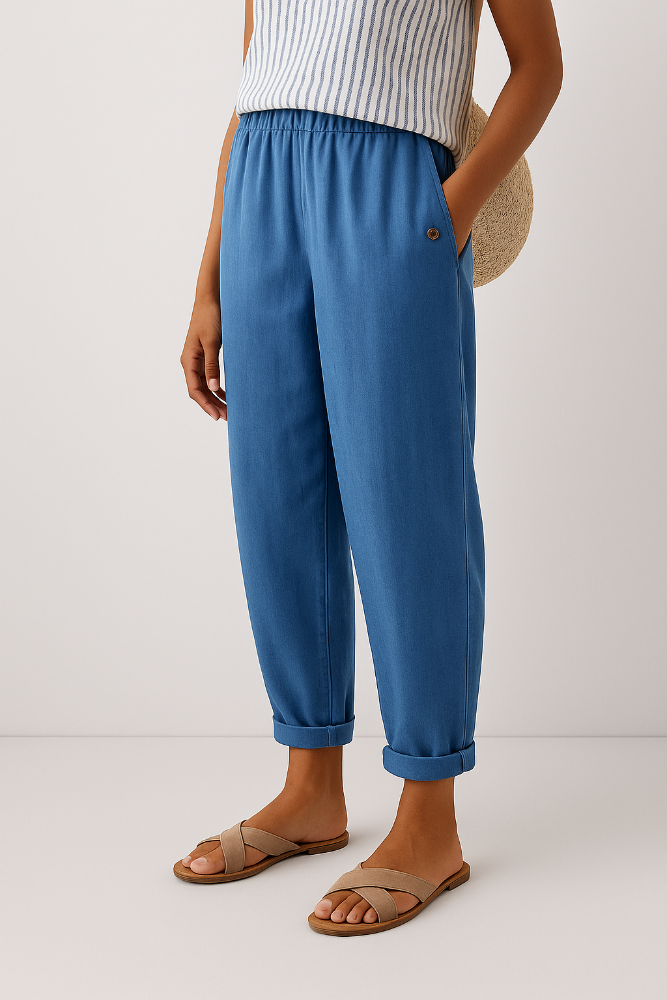 Melanie | Stylish Pants With Side Pockets