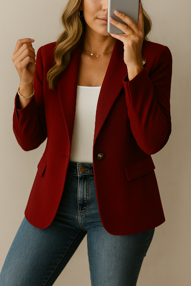 Crystal | Women's Blazer with Tailored Fit