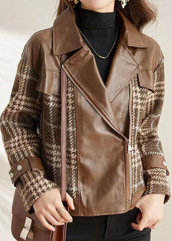 Brielle | Women's Paneled Biker Jacket