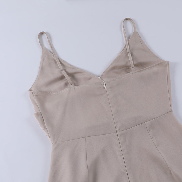 Odette | Draped Slit Maxi Dress