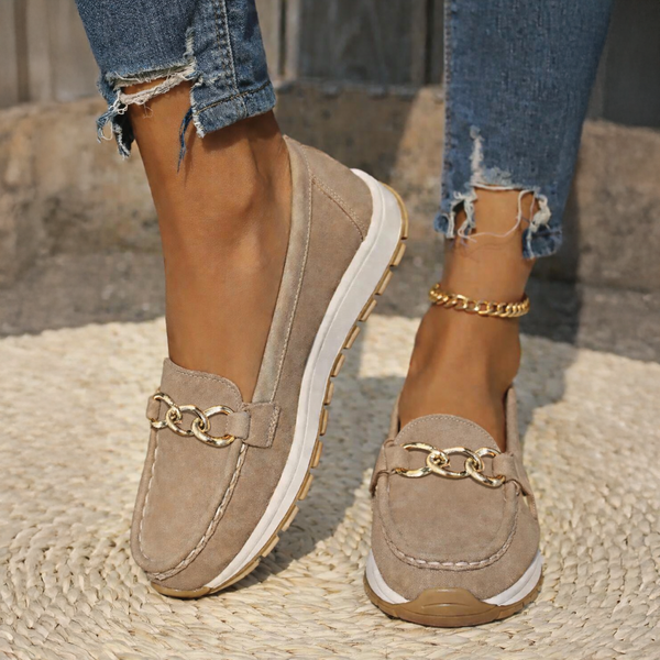 Ellie | Flat Buckle Loafers