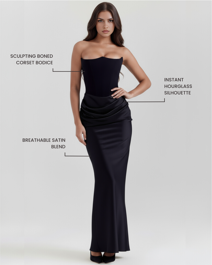 Kelsey | Women’s Strapless Bodycon Maxi Dress