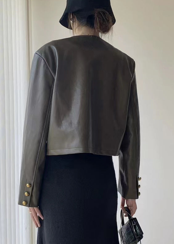 Thea | Asymmetric Faux Leather Jacket