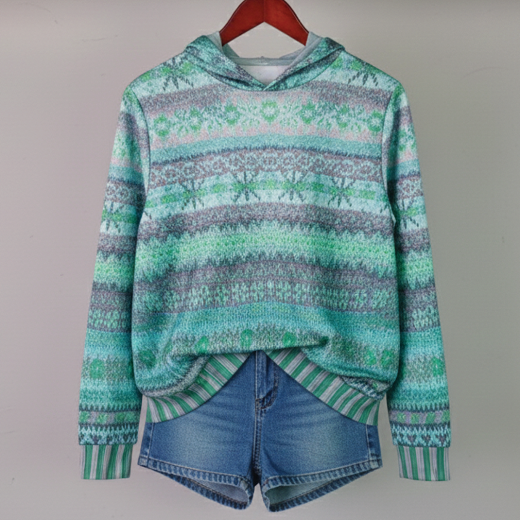 Judy | Printed Casual Hoodie
