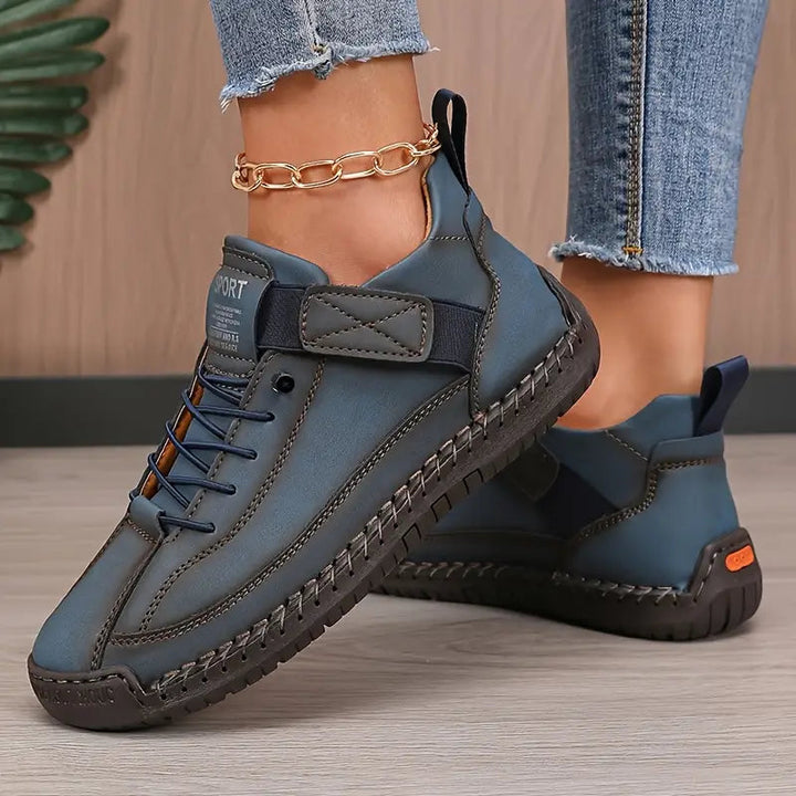 Jemima | Leather Slip-On Trainers