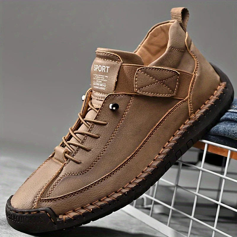 Jemima | Leather Slip-On Trainers
