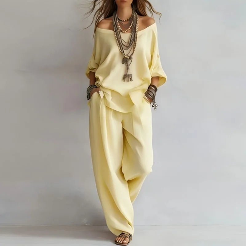 Tessa | Women’s Off-Shoulder Co-ord Set