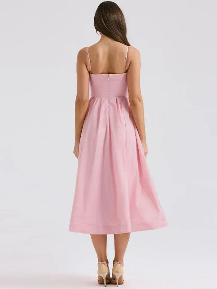 Niamh | Spaghetti Strap Midi Dress