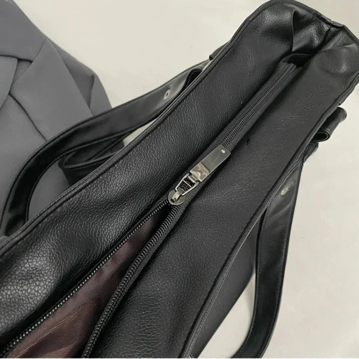 Demi | Large soft leather bag