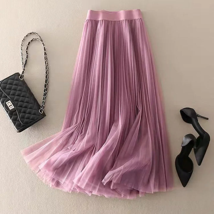 Morgan | Pleated Flowy Skirt