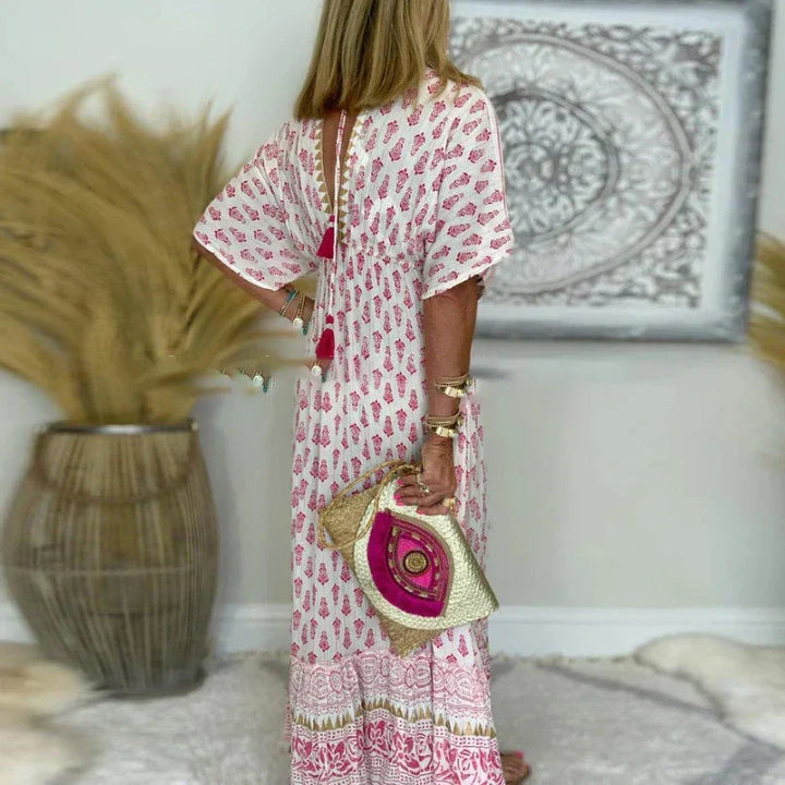 Francesca | Boho Print Maxi